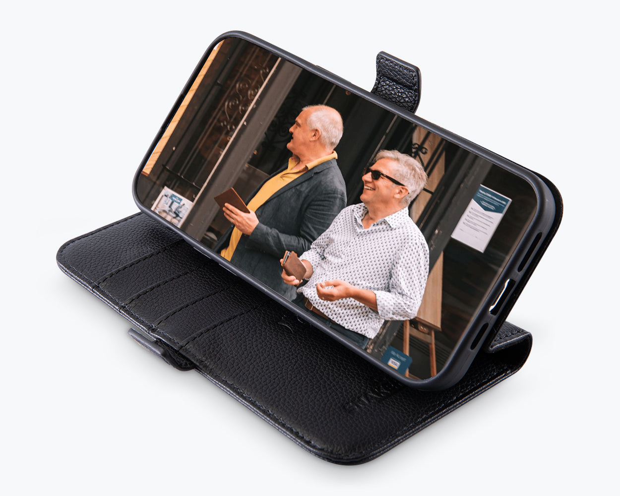 Apple iPhone 15 Pro Max - Metro Leather Wallet Phone Case