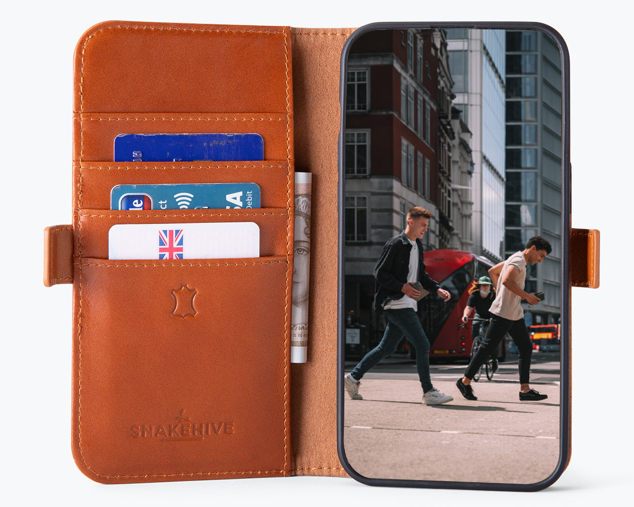 Apple iPhone 15 Pro Max - Metro Leather Wallet Phone Case