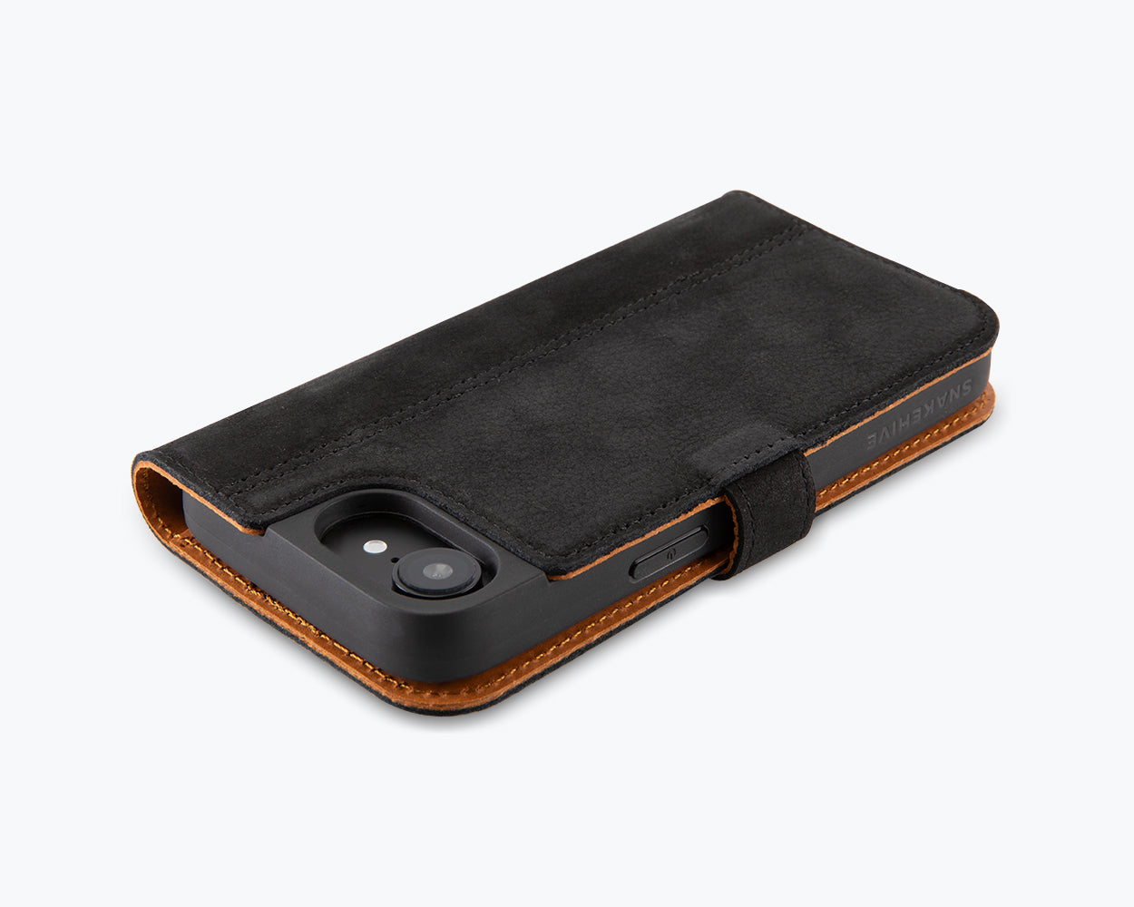 Apple iPhone 16e - Vintage Leather Wallet Phone Case