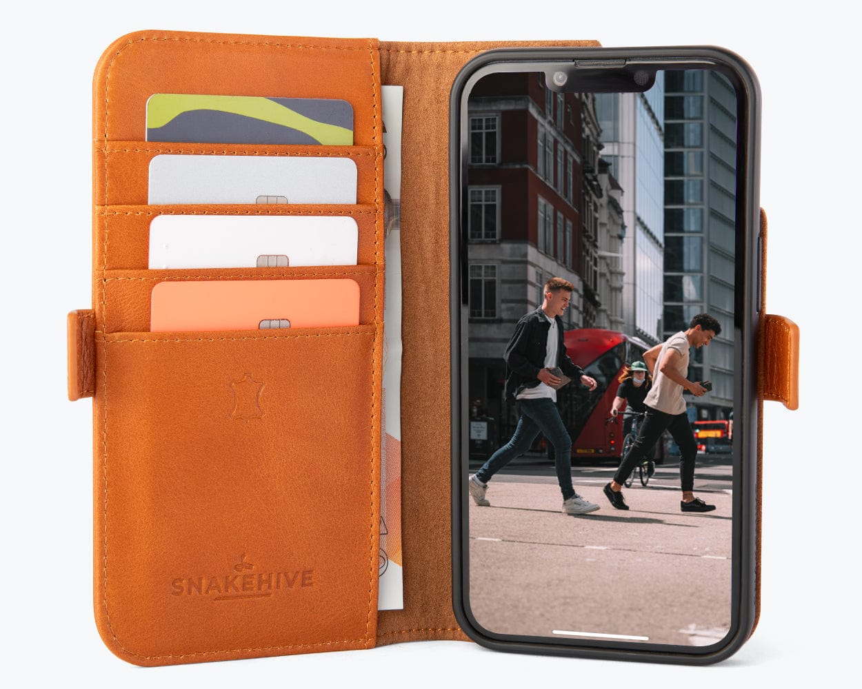 Apple iPhone 14 - Metro Leather Wallet Phone Case