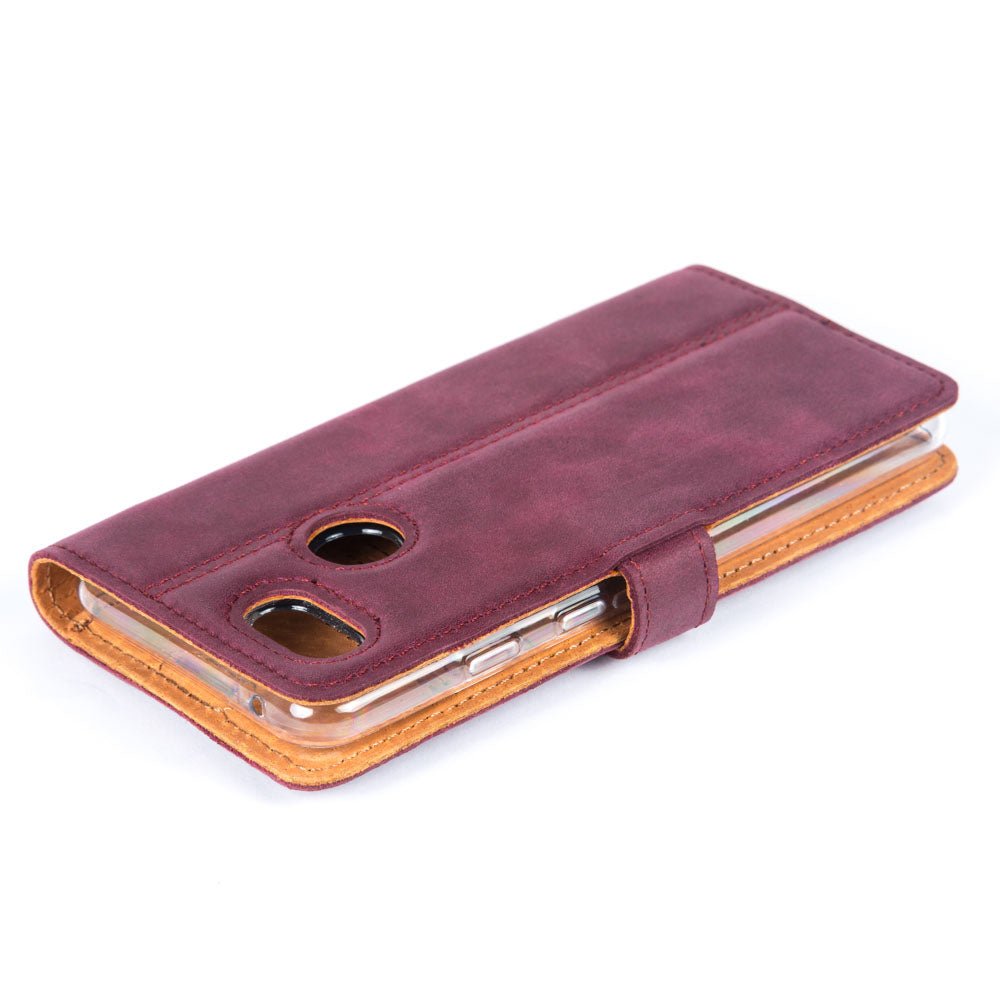 Google Pixel 3 XL - Vintage Leather Wallet Phone Case