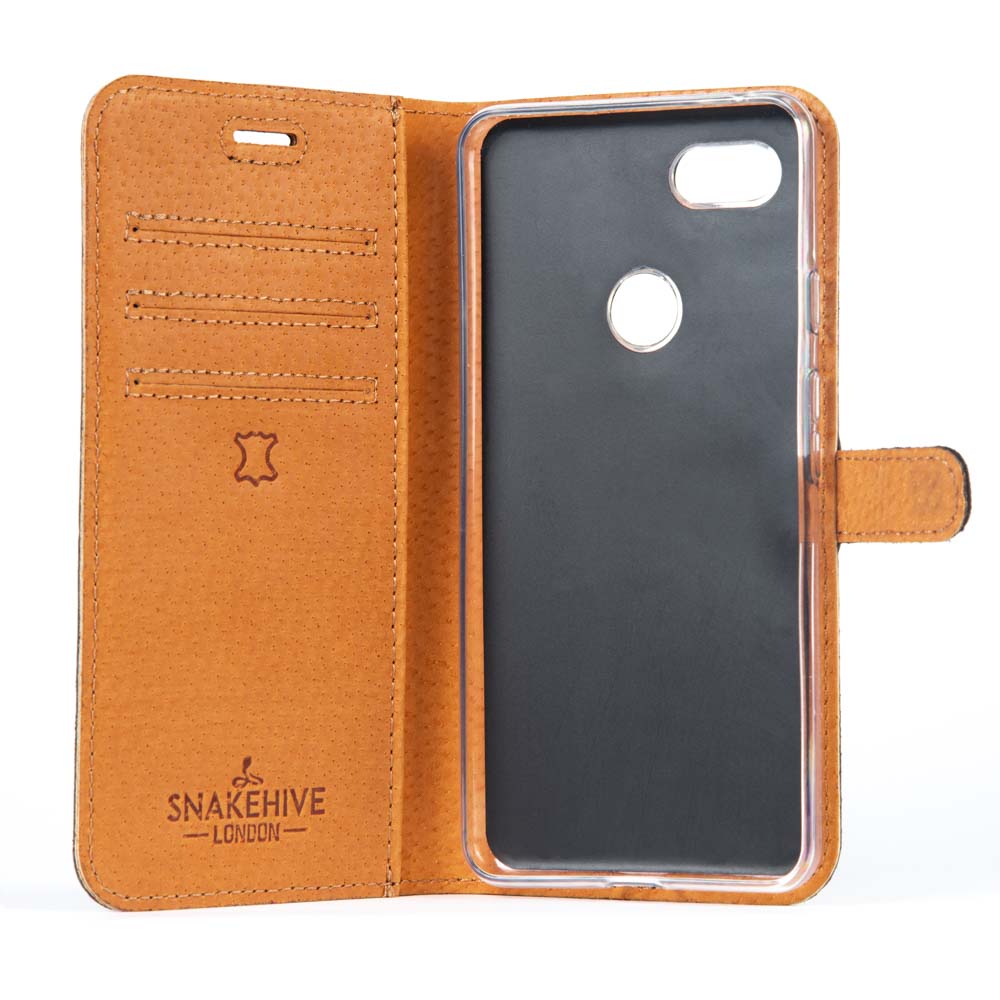 Google Pixel 3 XL - Vintage Leather Wallet Phone Case