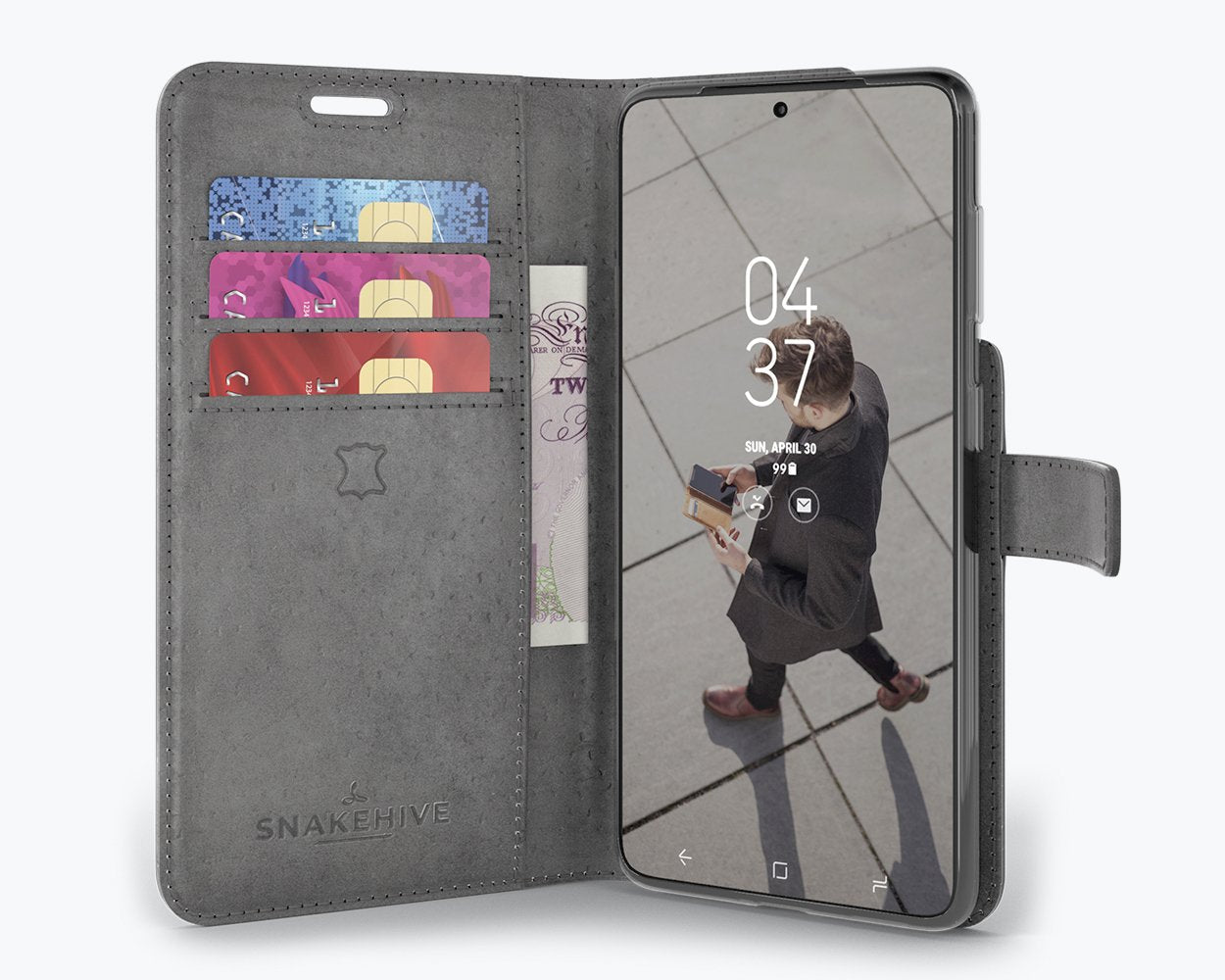 Samsung Galaxy S21 Plus - Vintage Leather Wallet Phone Case