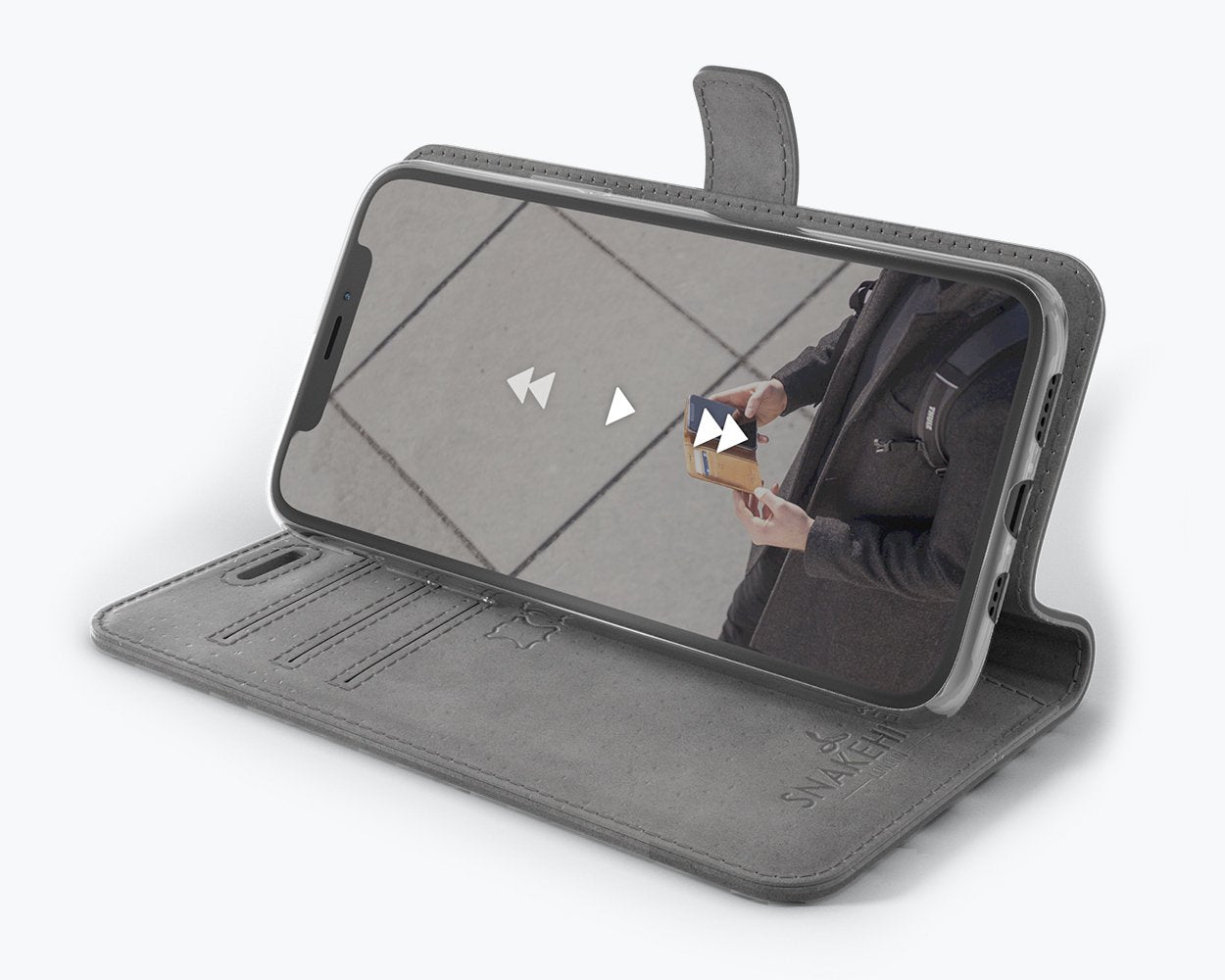 Apple iPhone 11 Pro Max - Vintage Leather Wallet Phone Case