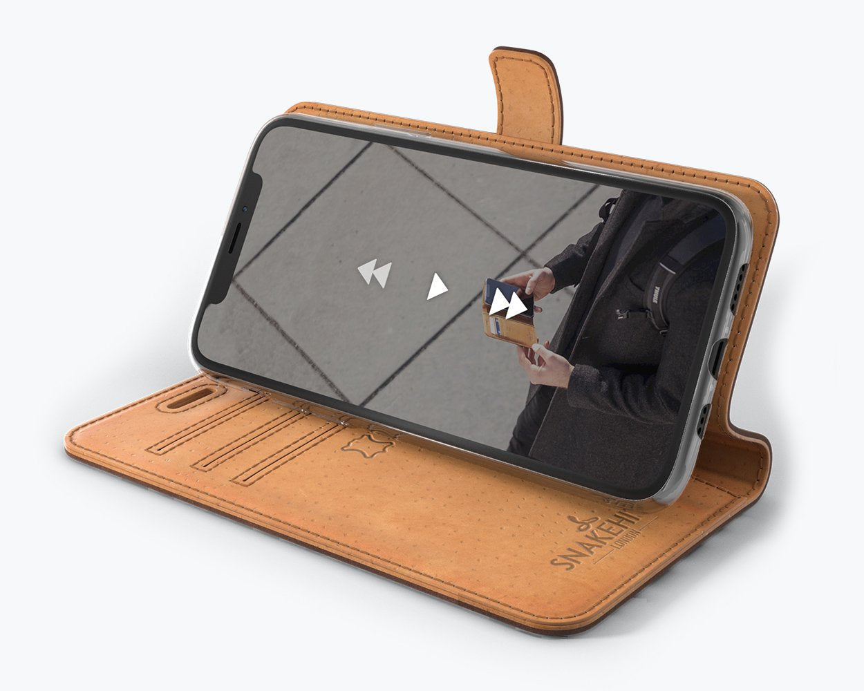 Apple iPhone 11 Pro Max - Vintage Leather Wallet Phone Case