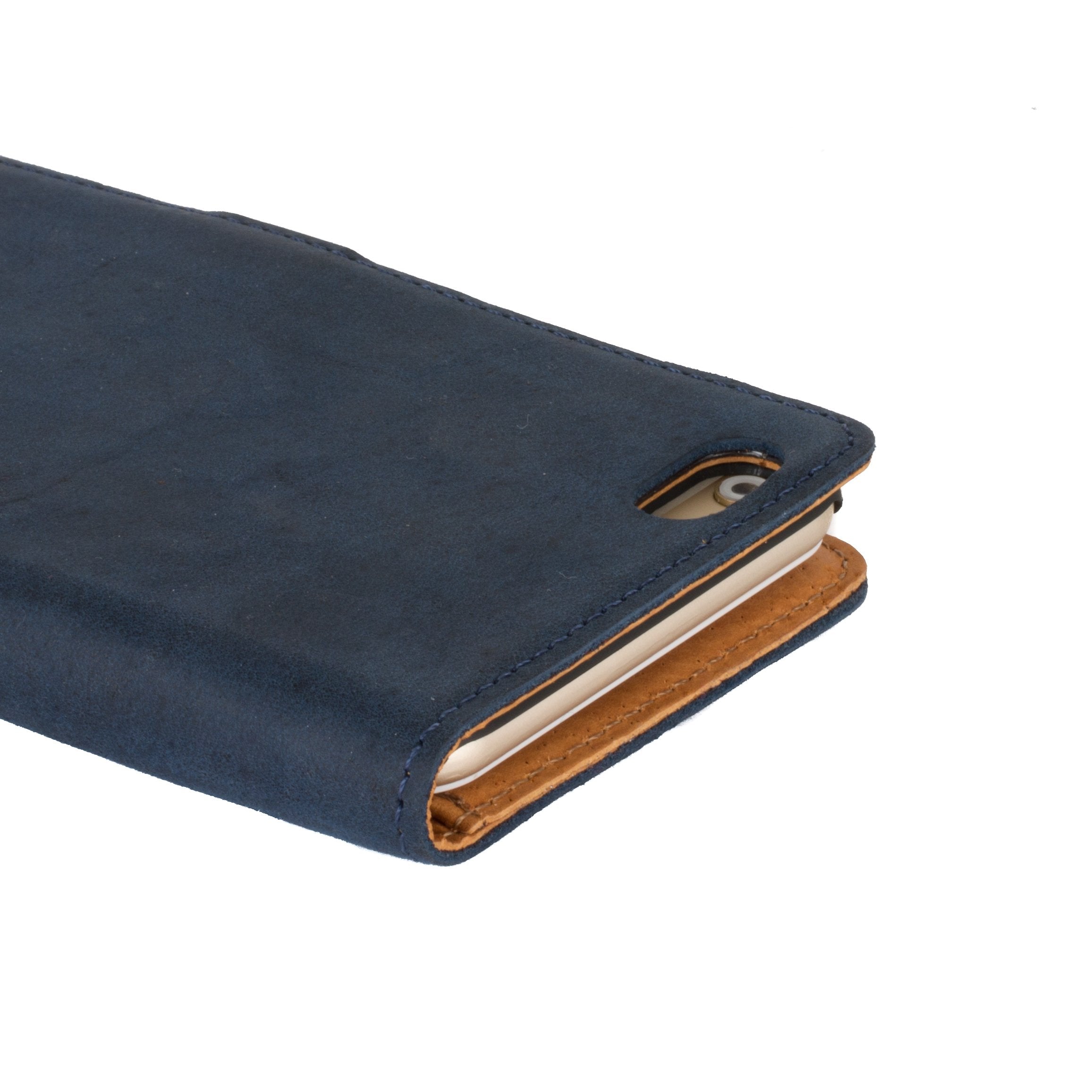 Apple iPhone 6/6S Plus - Vintage Leather Wallet Phone Case