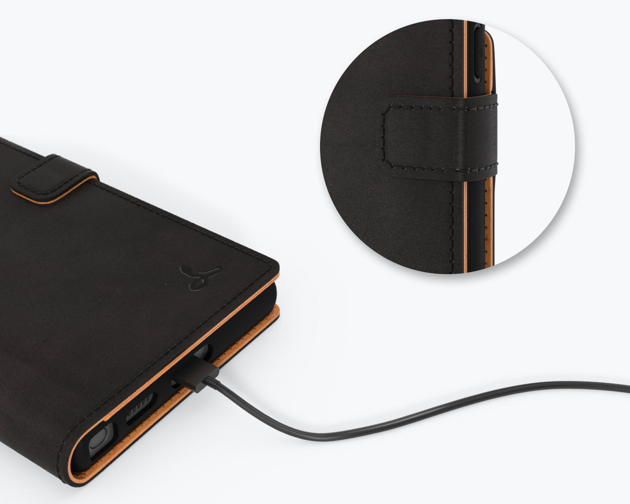 Samsung Galaxy S22 Ultra - Vintage Leather Wallet Phone Case