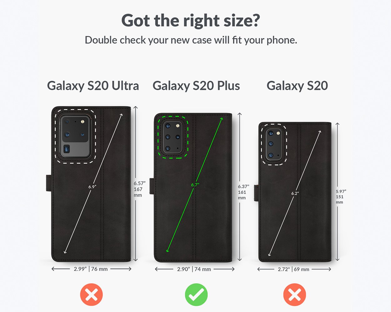 Samsung Galaxy S20 Plus - Vintage Leather Wallet Phone Case