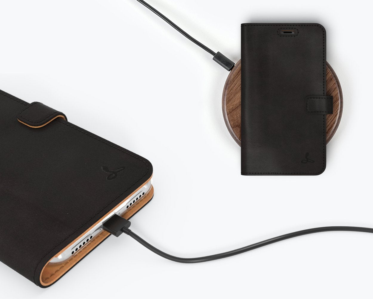 Apple iPhone X/XS - Vintage Leather Wallet Phone Case