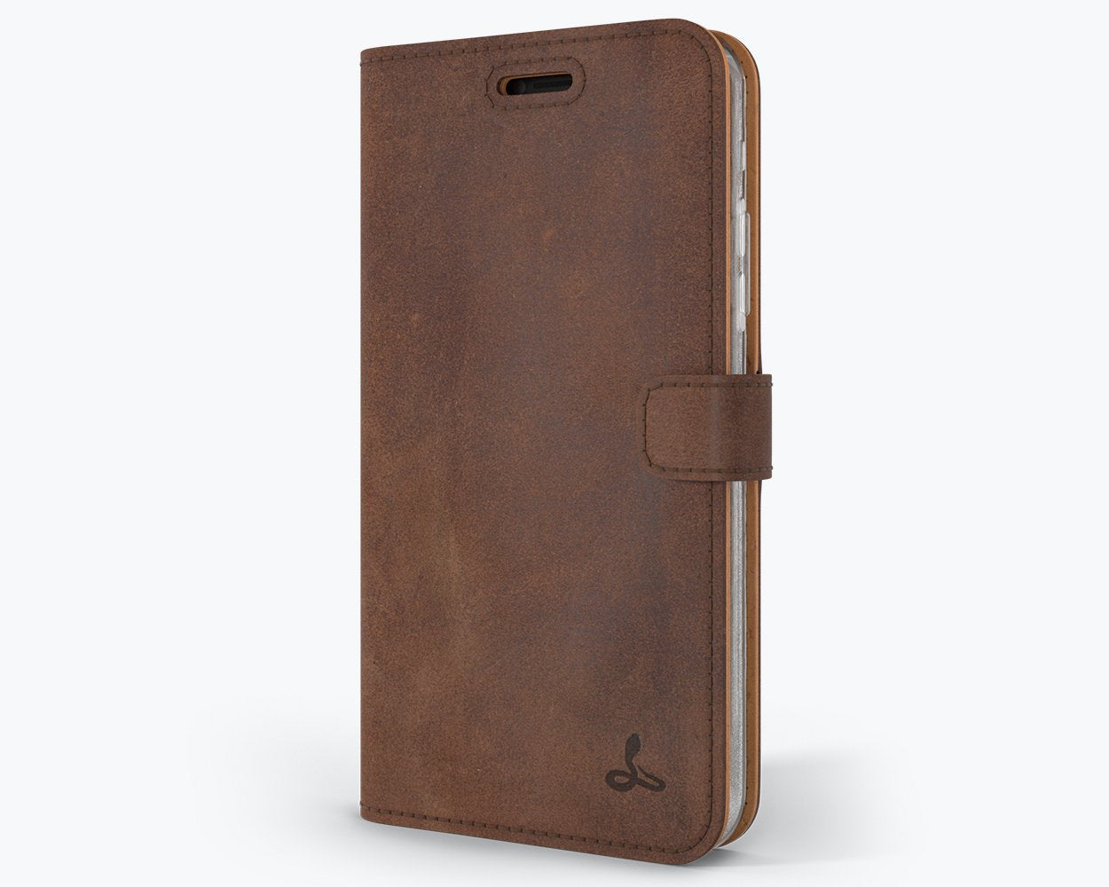 Apple iPhone X/XS - Vintage Leather Wallet Phone Case
