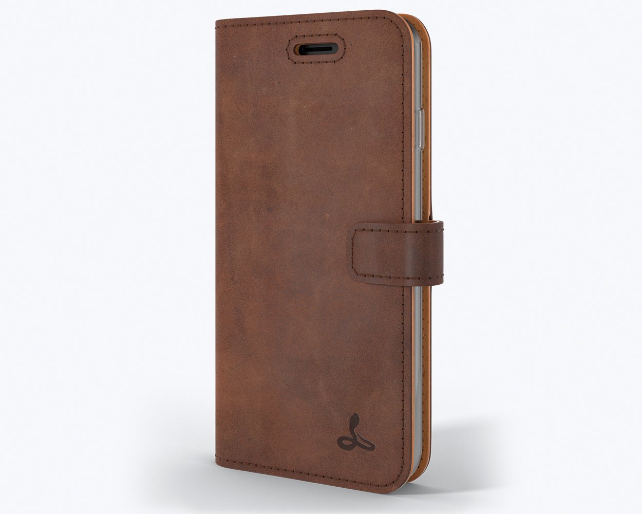 Apple iPhone 7 - Vintage Leather Wallet Phone Case