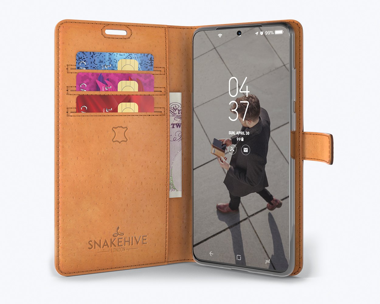 Samsung Galaxy S20 Plus - Vintage Leather Wallet Phone Case