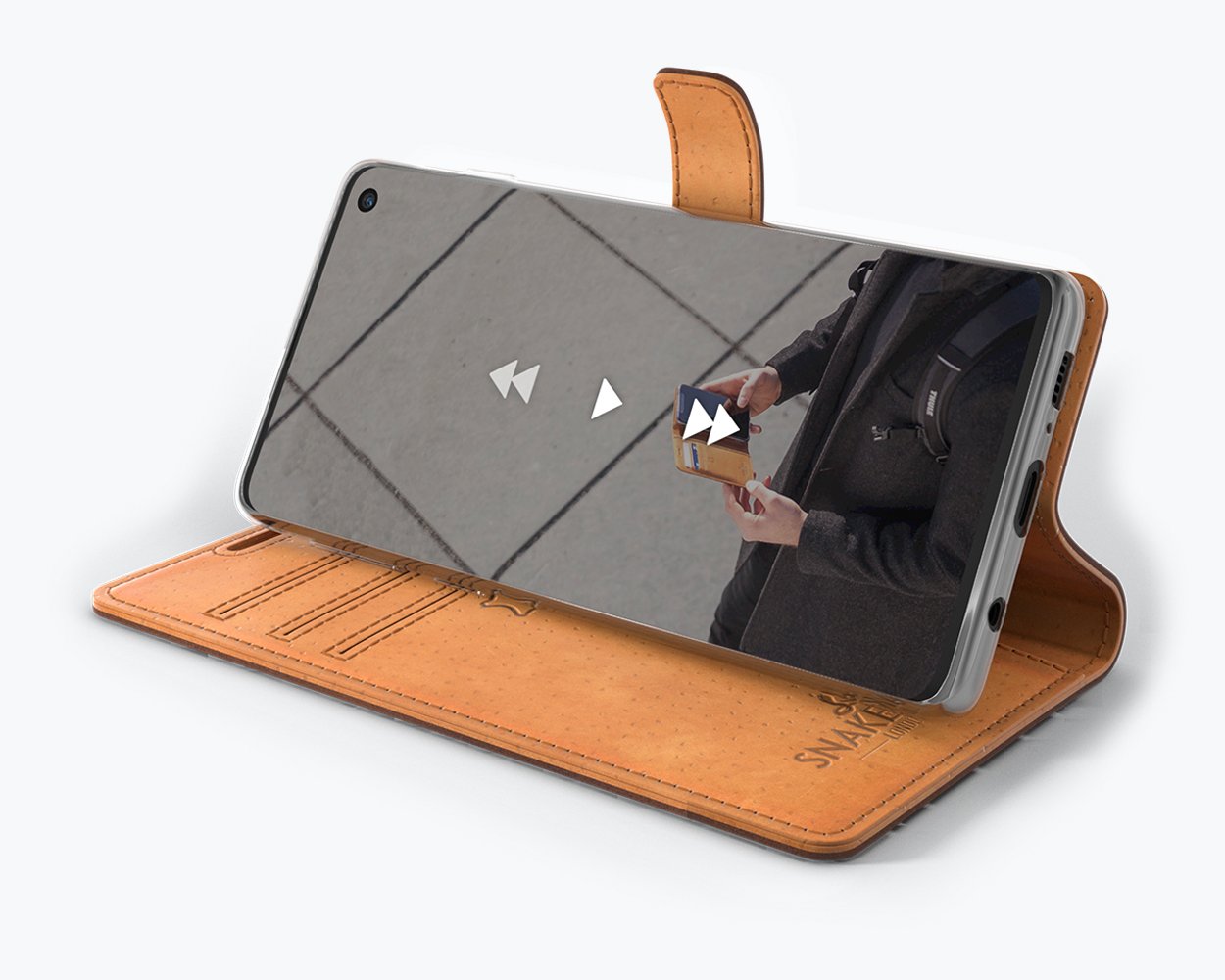 Samsung Galaxy S10 Plus - Vintage Leather Wallet Phone Case