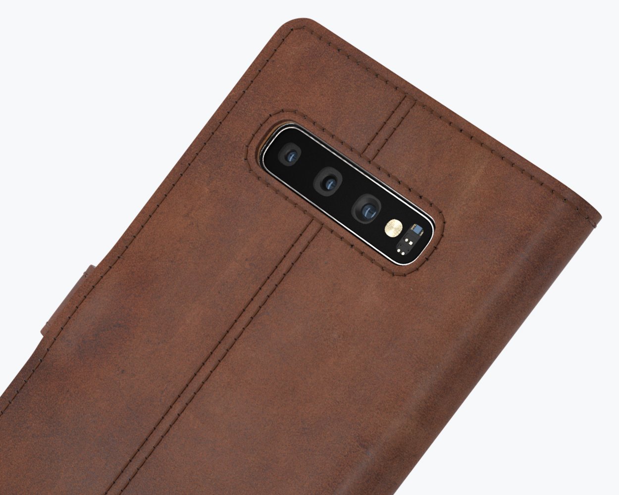 Samsung Galaxy S10 Plus - Vintage Leather Wallet Phone Case