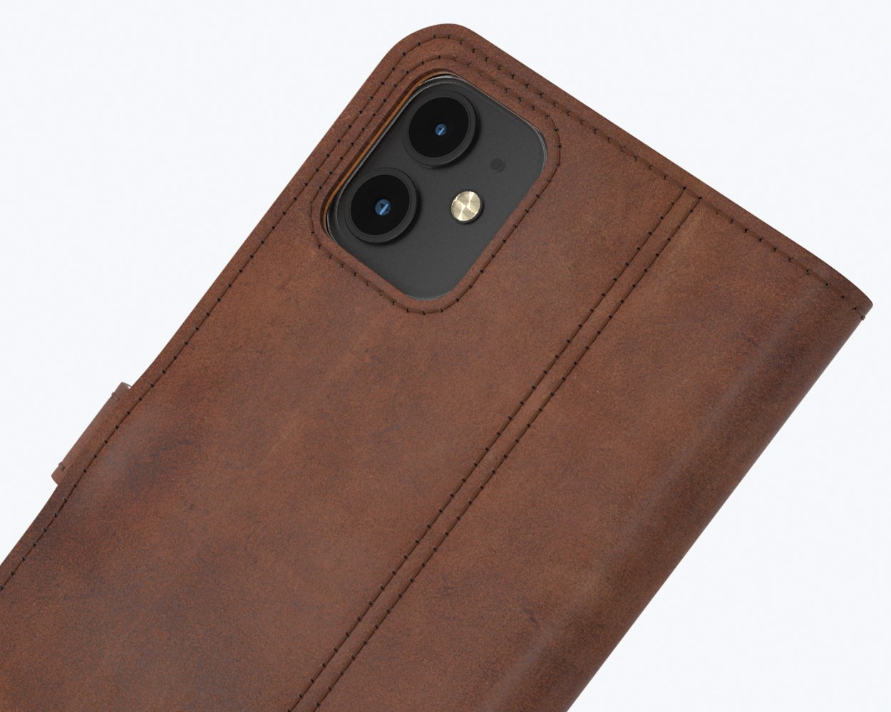 Apple iPhone 11 - Vintage Leather Wallet Phone Case