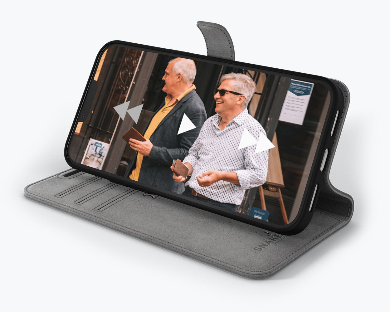 Apple iPhone 14 - Vintage Leather Wallet Phone Case