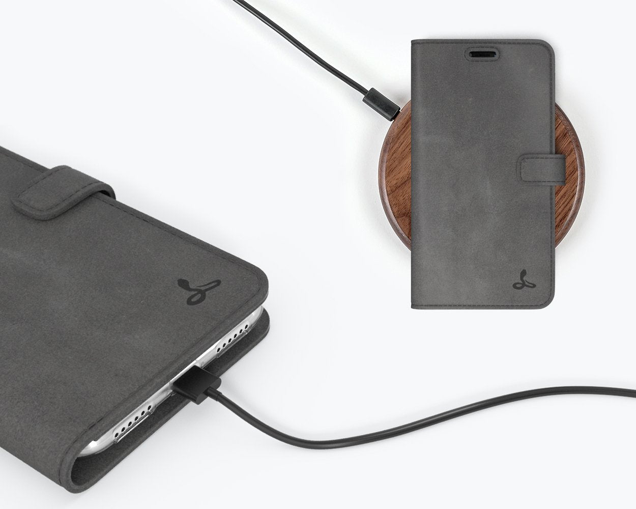 Apple iPhone XR - Vintage Leather Wallet Phone Case