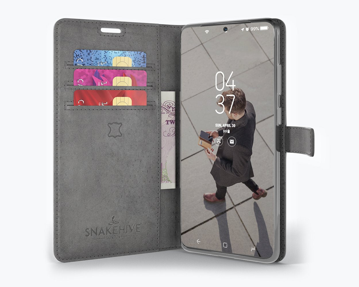 Samsung Galaxy S20 Ultra - Vintage Leather Wallet Phone Case