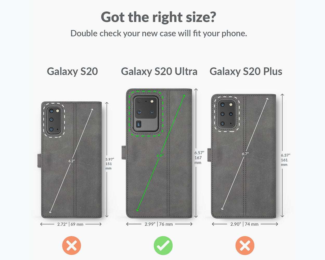 Samsung Galaxy S20 Ultra - Vintage Leather Wallet Phone Case