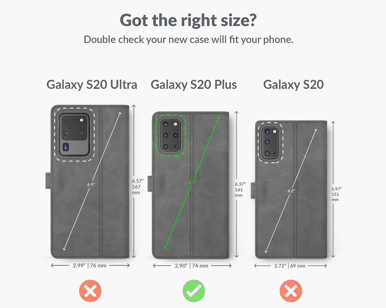 Samsung Galaxy S20 Plus - Vintage Leather Wallet Phone Case