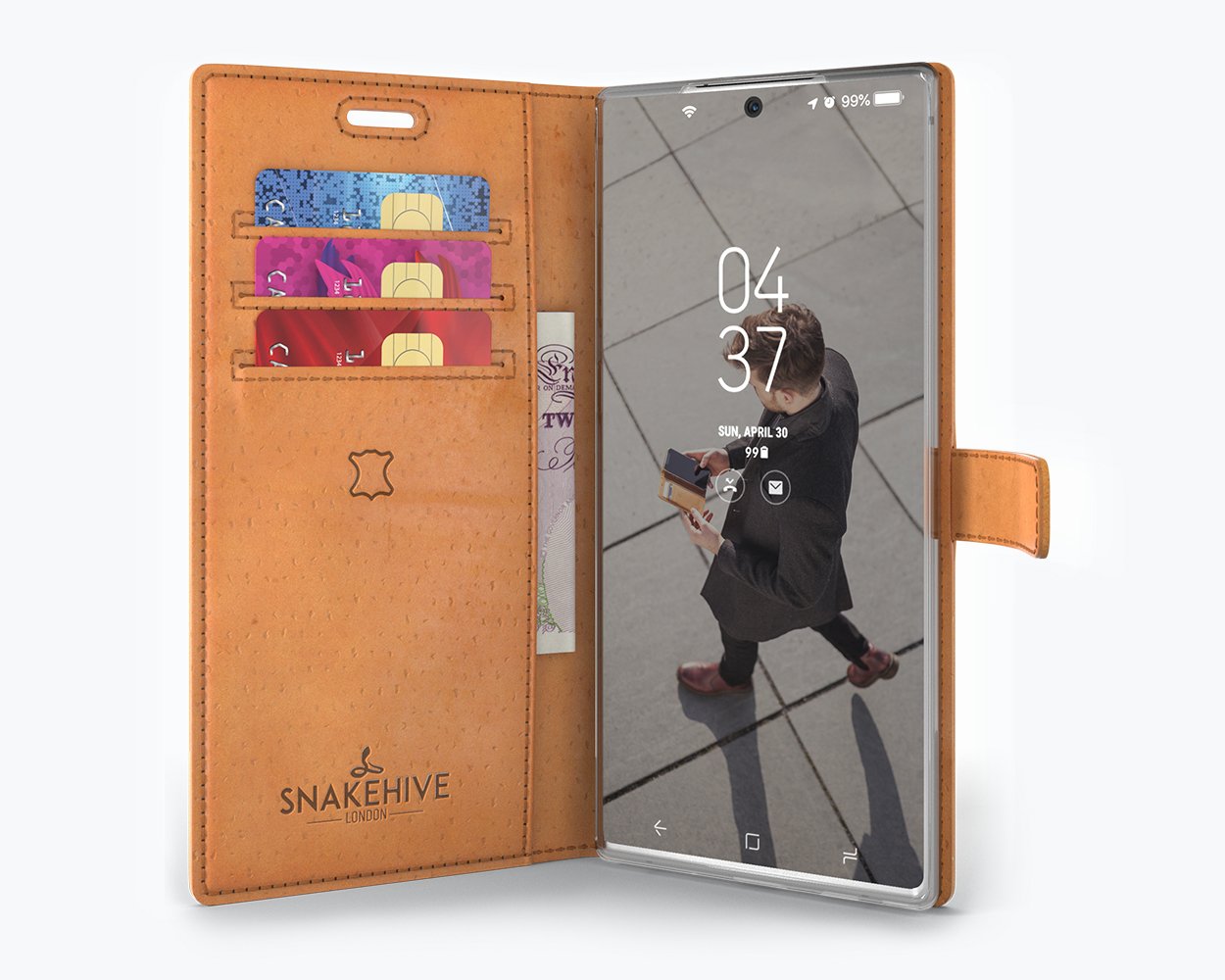 Samsung Galaxy Note 10 Plus - Vintage Leather Wallet Phone Case