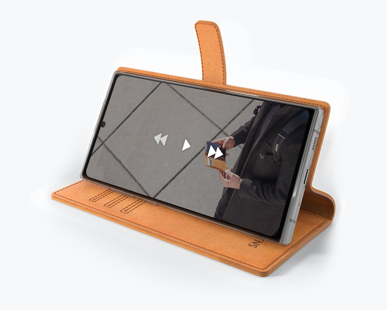 Samsung Galaxy Note 10 Plus - Vintage Leather Wallet Phone Case