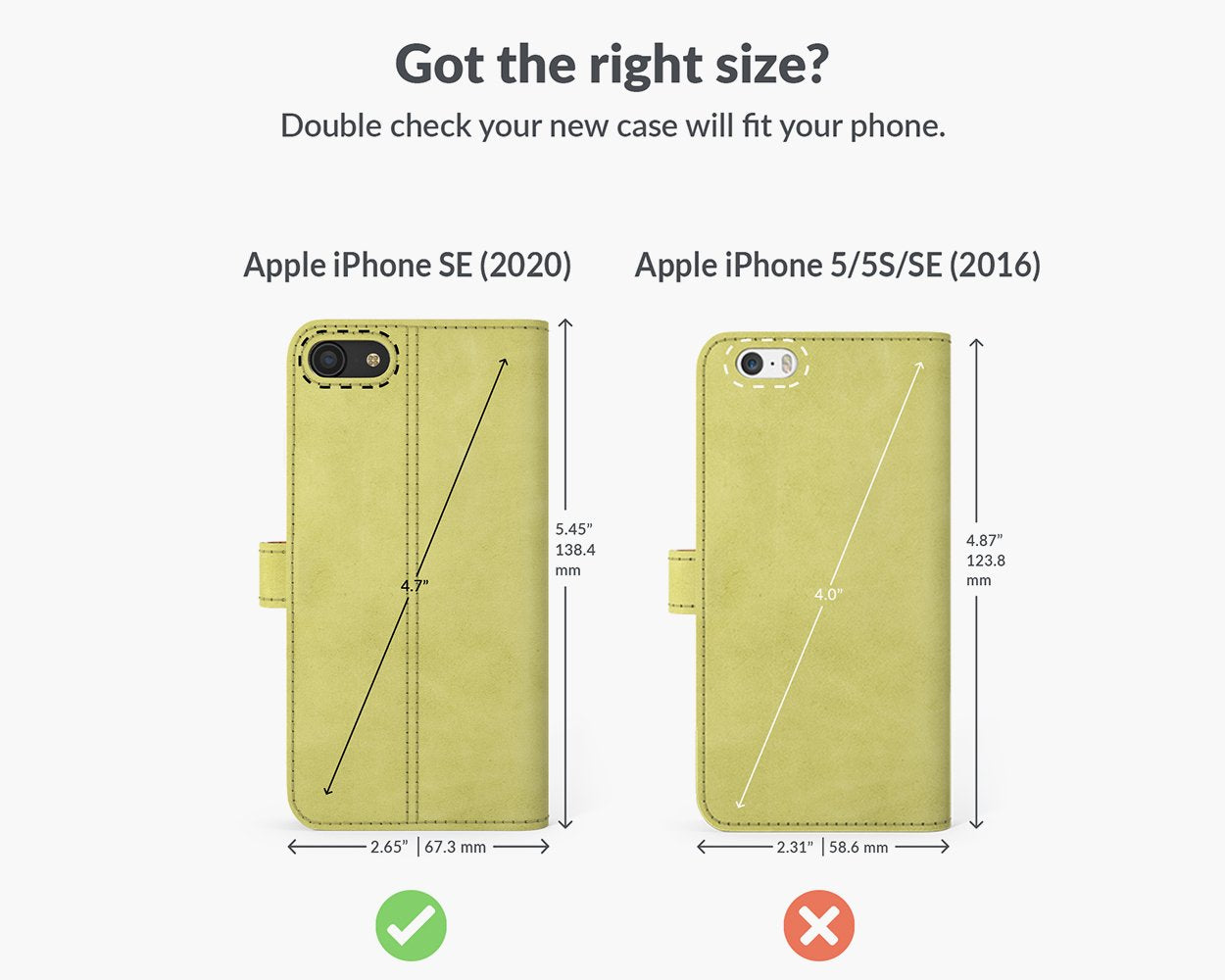 Apple iPhone SE (2020) / SE (2022) - Vintage Leather Wallet Phone Case