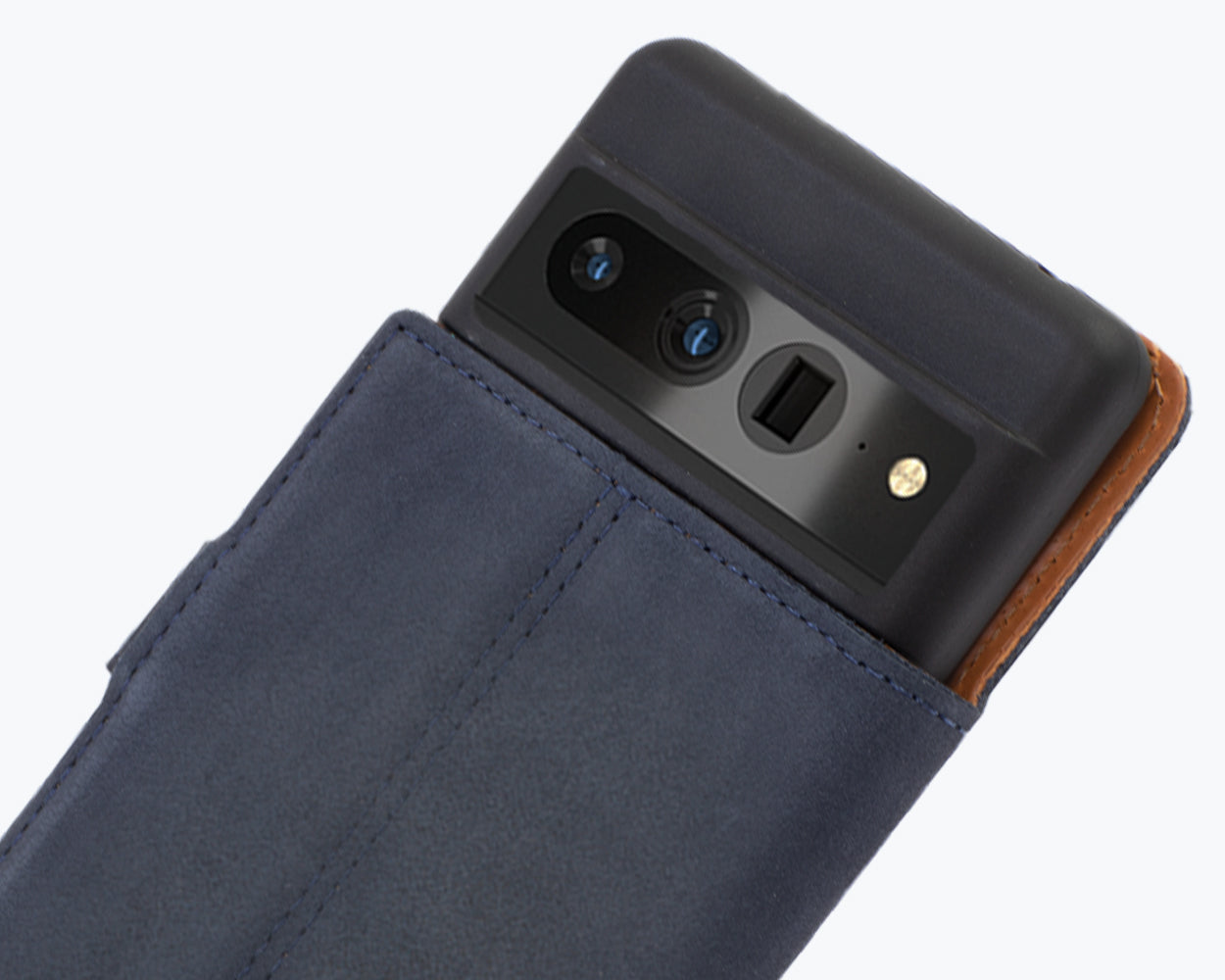 Google Pixel 6 Pro - Vintage Leather Wallet Phone Case