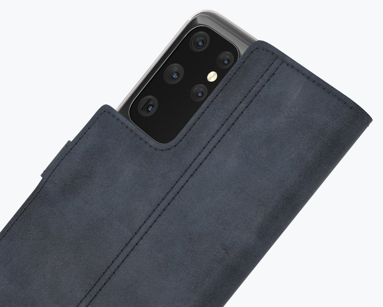 Samsung Galaxy S21 Ultra - Vintage Leather Wallet Phone Case