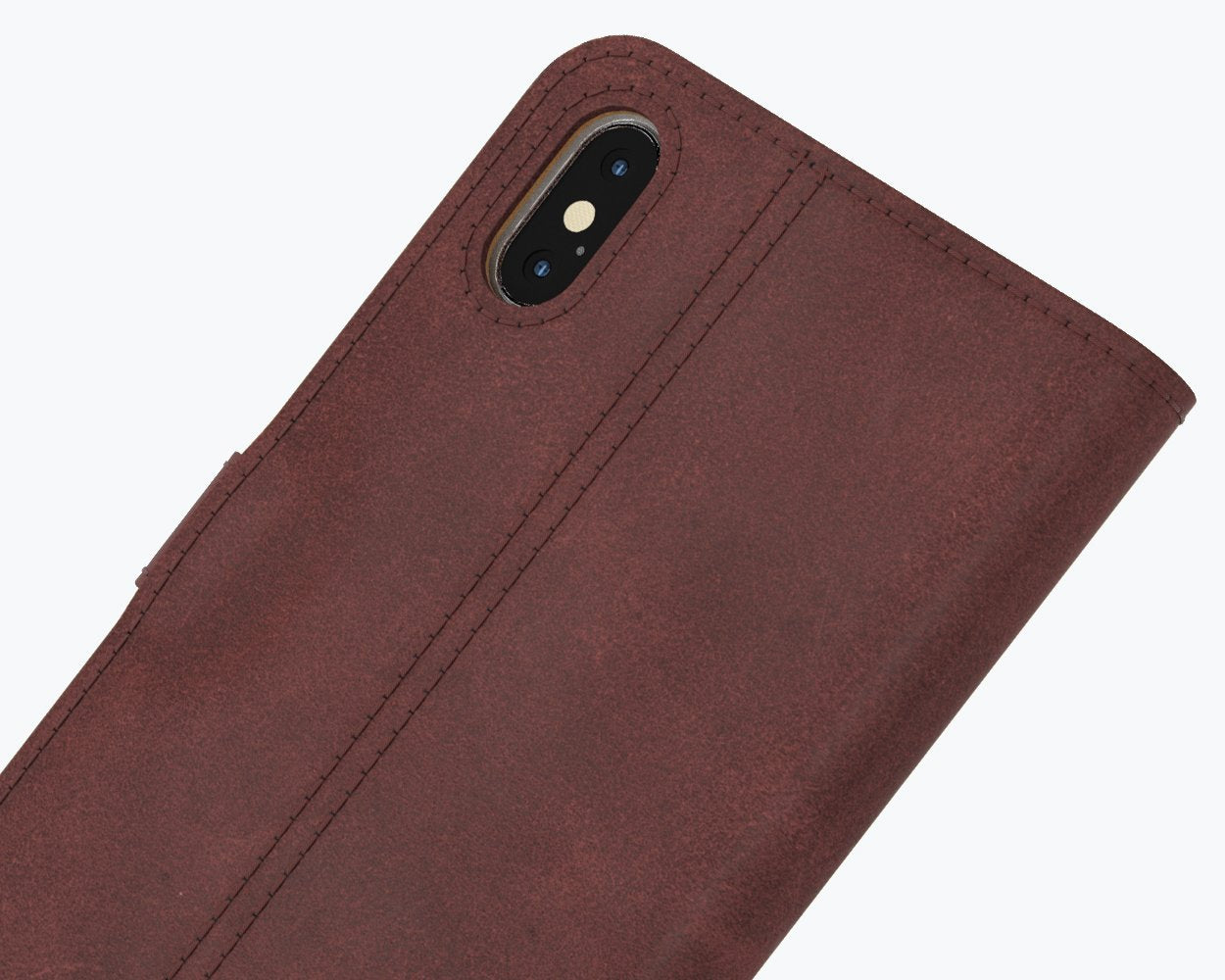 Apple iPhone X/XS - Vintage Leather Wallet Phone Case