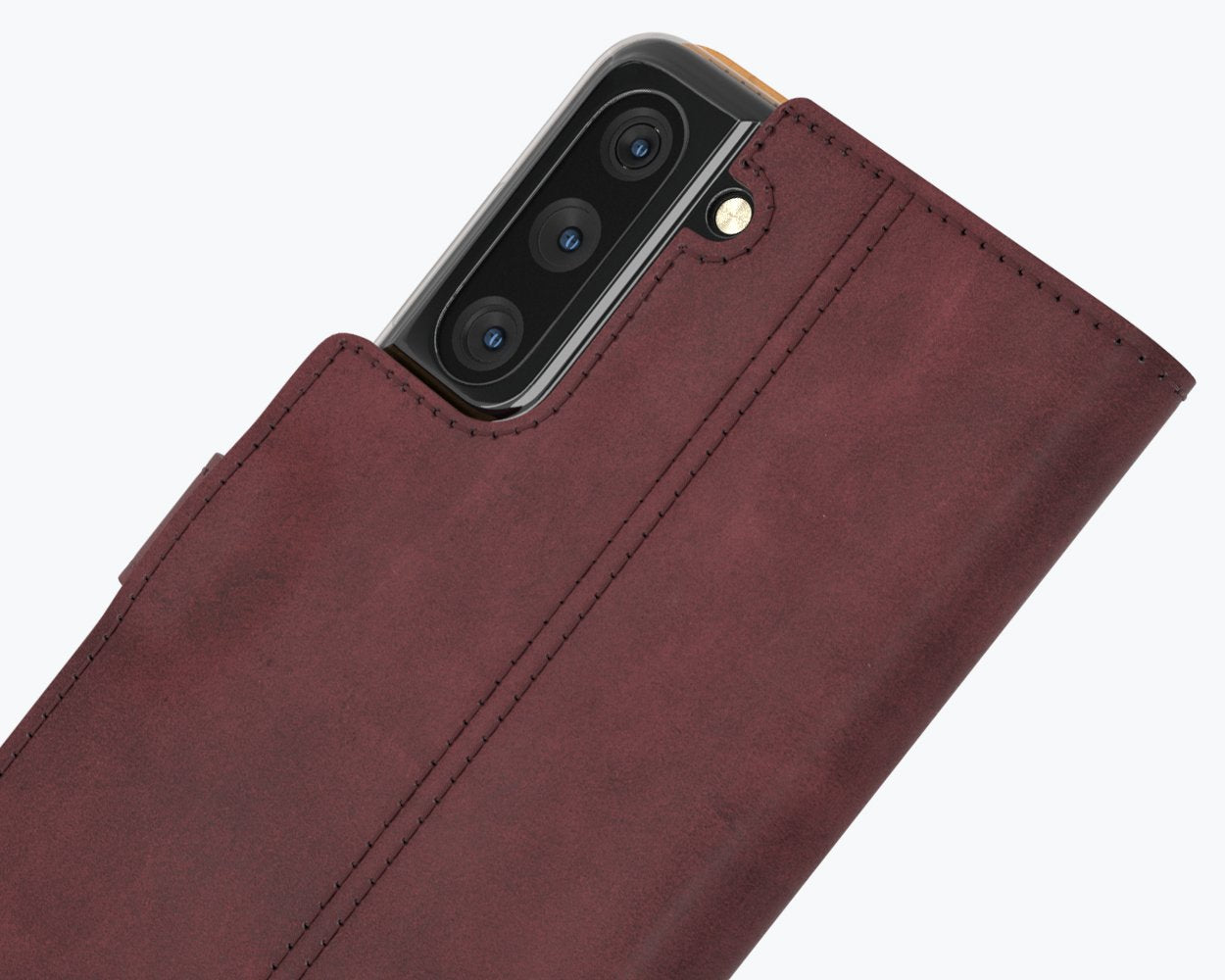 Samsung Galaxy S21 - Vintage Leather Wallet Phone Case