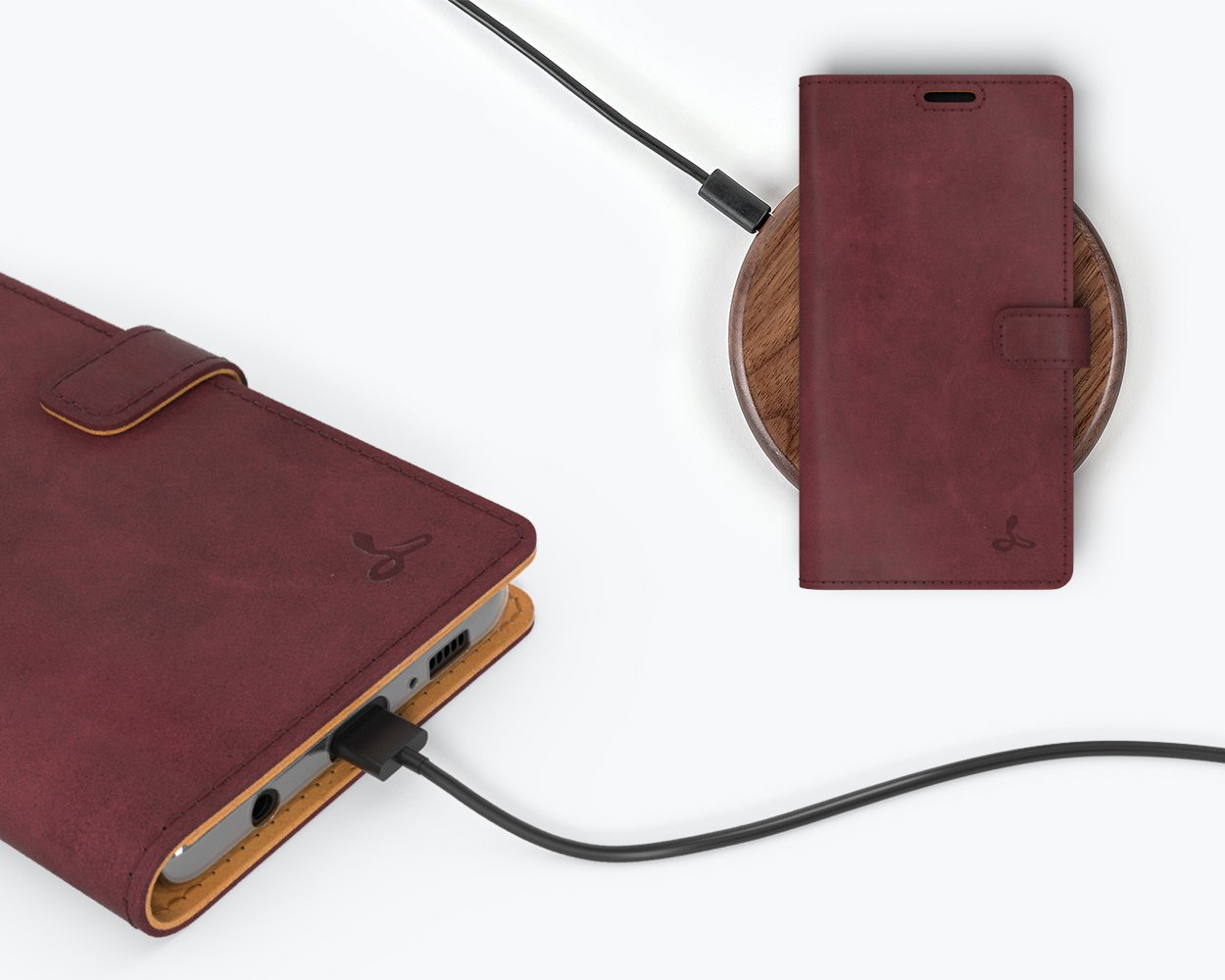 Samsung Galaxy S10 Plus - Vintage Leather Wallet Phone Case