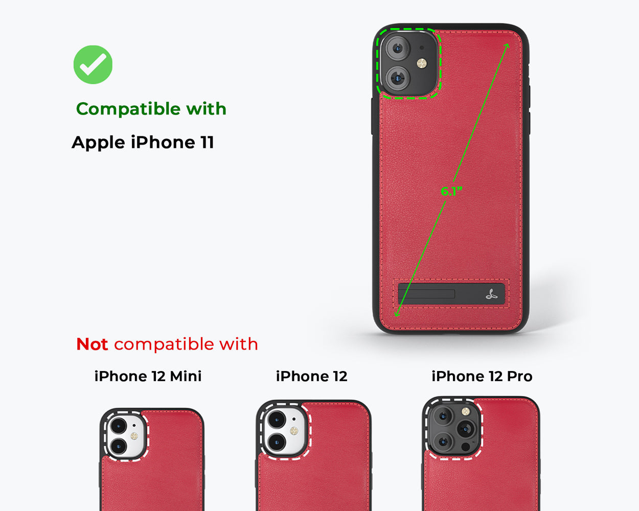 Apple iPhone 11 - Metro Leather Phone Case