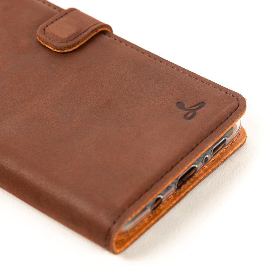 Samsung Galaxy S10 E - Vintage Leather Wallet Phone Case