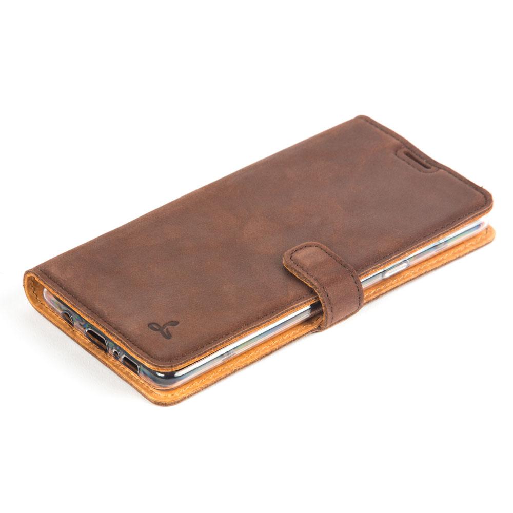 Samsung Galaxy S10 E - Vintage Leather Wallet Phone Case