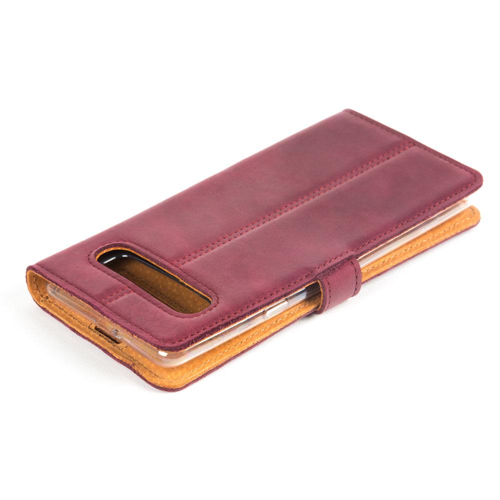 Samsung Galaxy S10 - Vintage Leather Wallet Phone Case