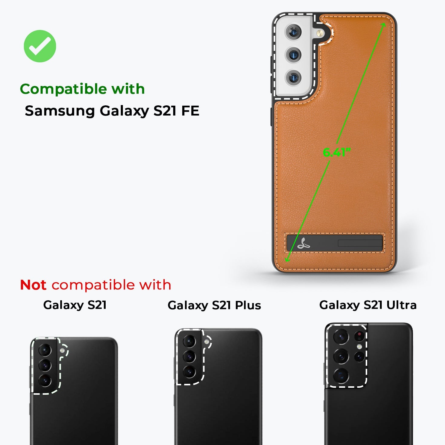 Samsung Galaxy S21 FE - Metro Leather Phone Case