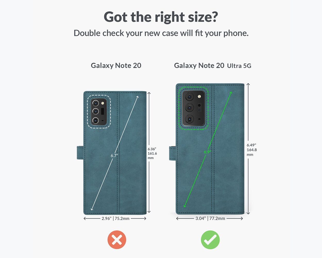 Samsung Galaxy Note 20 Ultra - Vintage Leather Wallet Phone Case