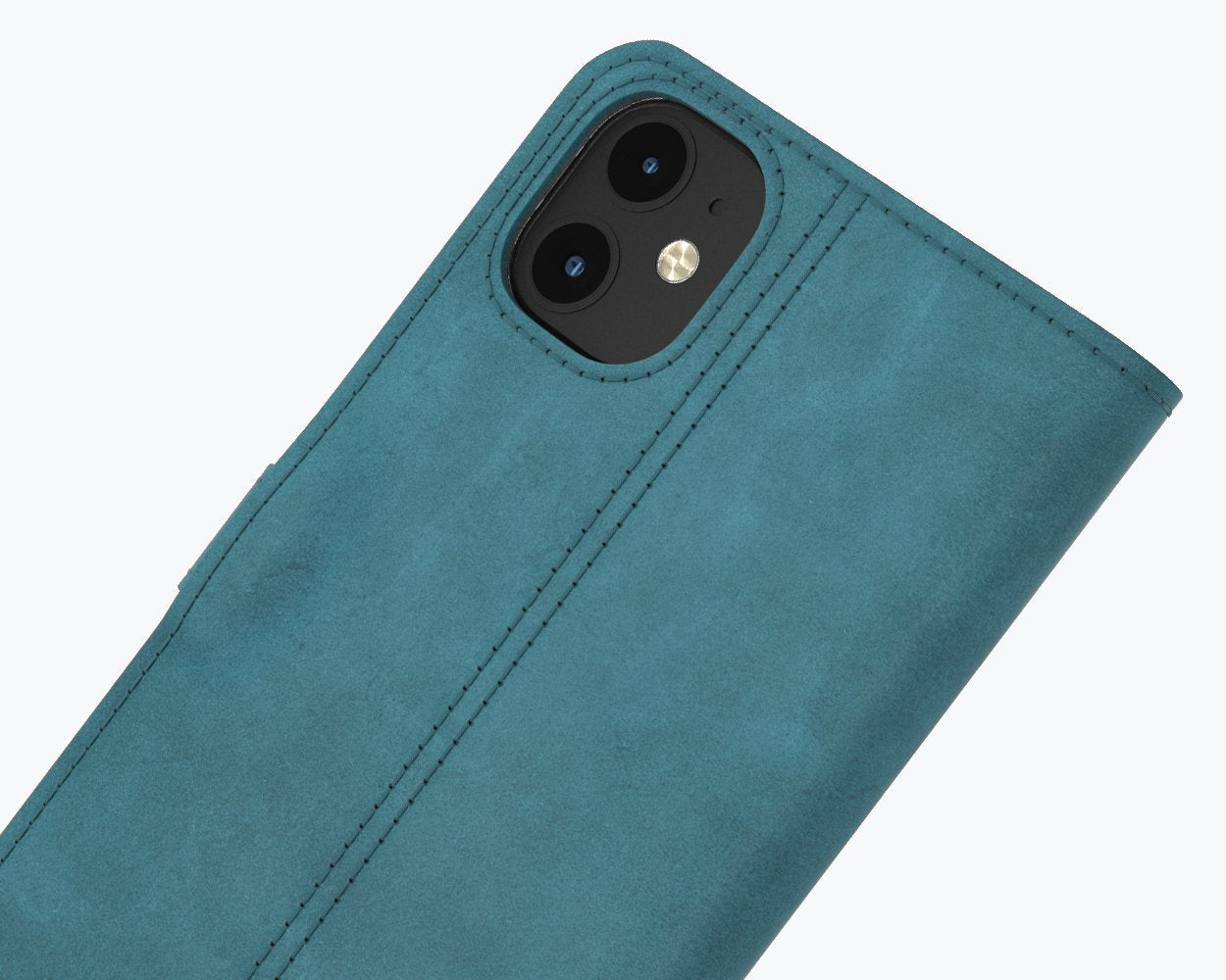 Apple iPhone 12 - Vintage Leather Wallet Phone Case