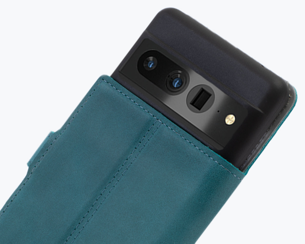 Google Pixel 6 Pro - Vintage Leather Wallet Phone Case