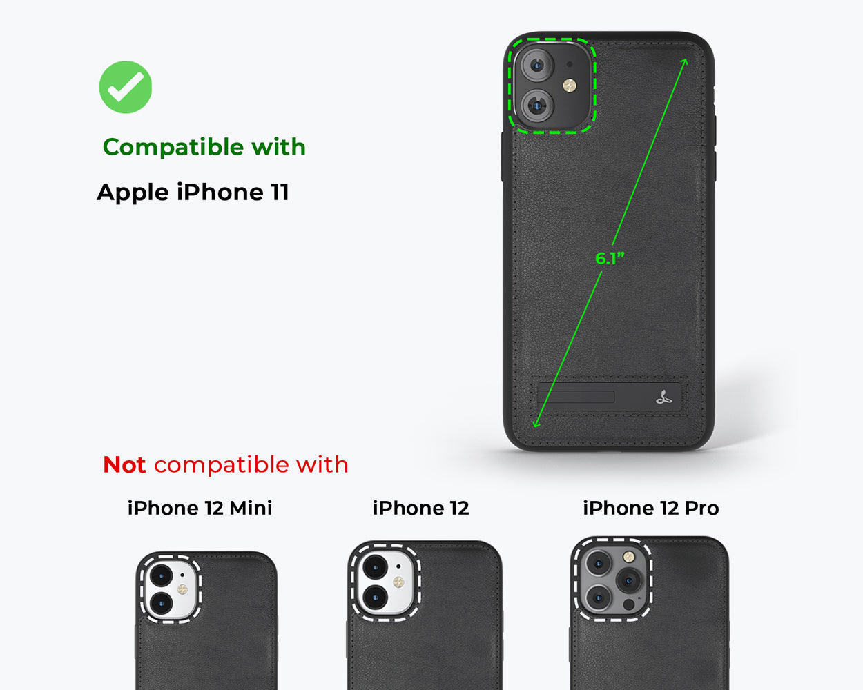 Apple iPhone 11 - Metro Leather Phone Case