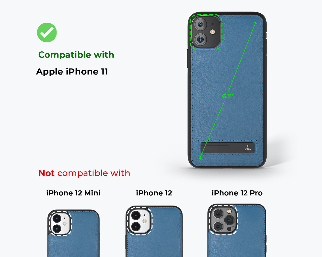 Apple iPhone 11 - Metro Leather Phone Case
