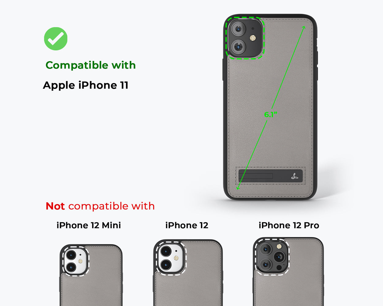 Apple iPhone 11 - Metro Leather Phone Case